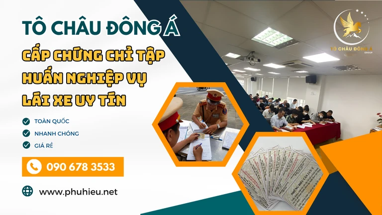 Dịch vụ cấp chứng chỉ tập huấn nghiệp vụ lái xe tại Bắc Ninh