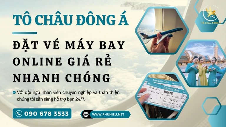 Đặt vé máy bay trực tuyến tại Kiên Giang