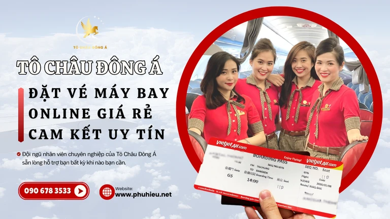 Mua vé máy bay online giá rẻ uy tín