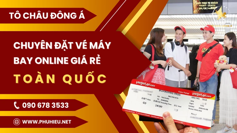 Đại lý vé máy bay online nhanh chóng