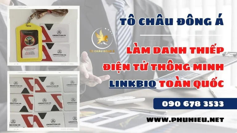 Danh thiếp điện tử thông minh Linkbio tại Hồ Chí Minh