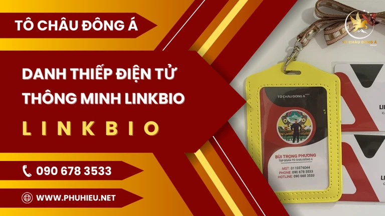 Danh thiếp điện tử thông minh Linkbio tại toàn quốc