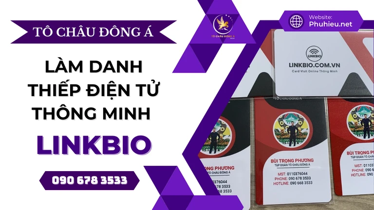 Danh thiếp điện tử thông minh Linkbio Vĩnh Phúc