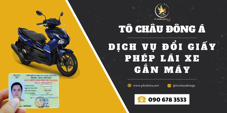 Dịch vụ đổi giấy phép lái xe máy tại Bắc Ninh