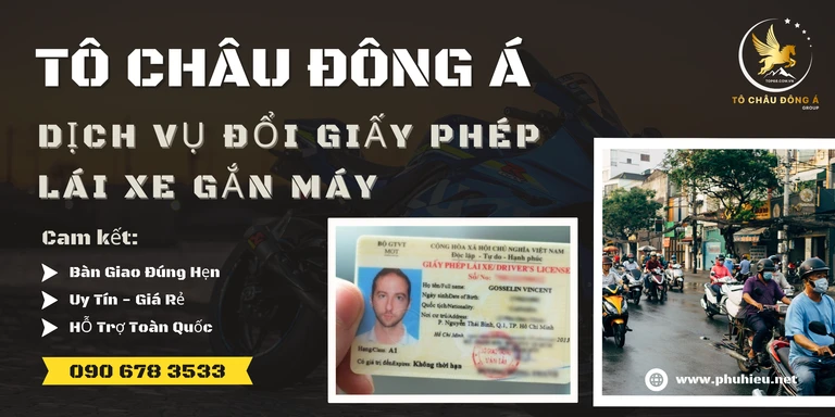 Đổi giấy phép lái xe máy tại TPHCM