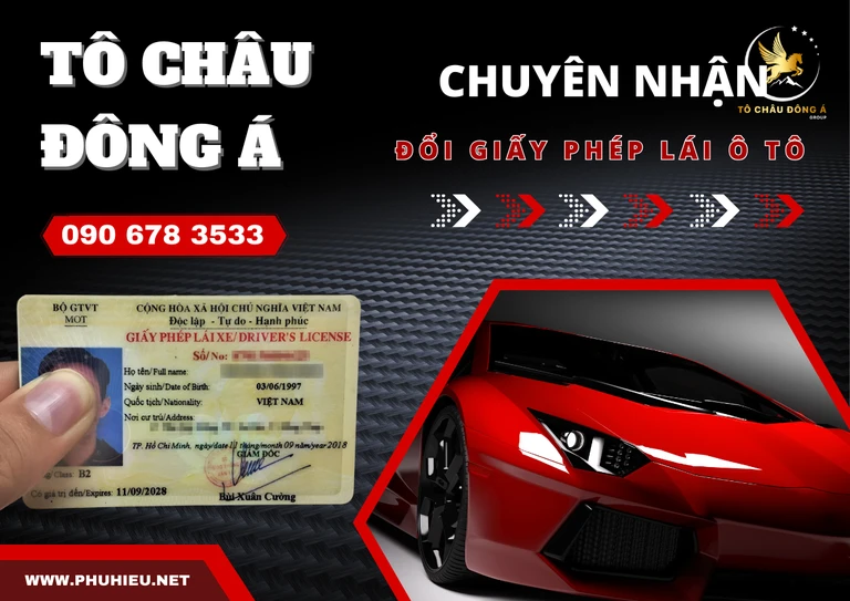 đổi bằng lái xe ô tô tô châu nhanh chóng