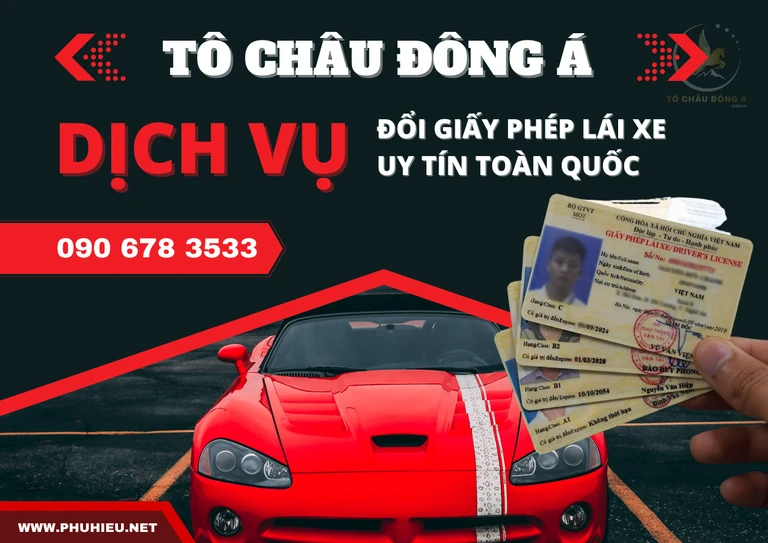 đổi bằng lái xe ô tô tô châu nhanh chóng