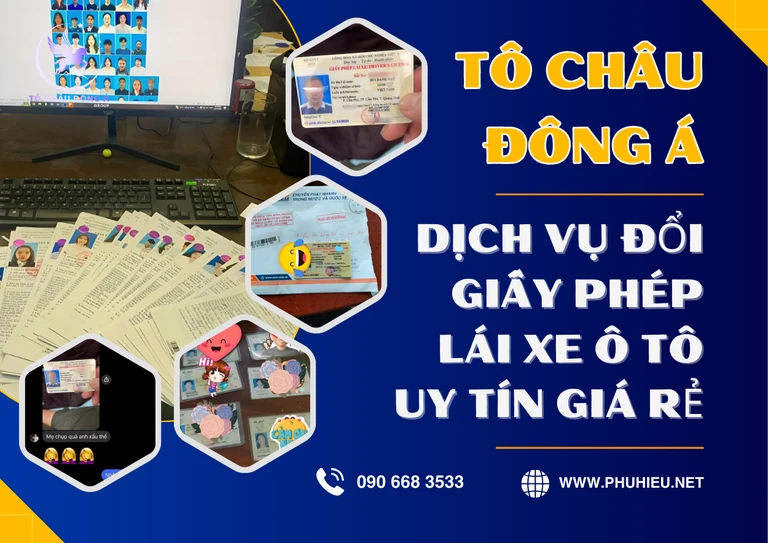 Đổi giấy phép lái xe ô tô tại Bình Dương