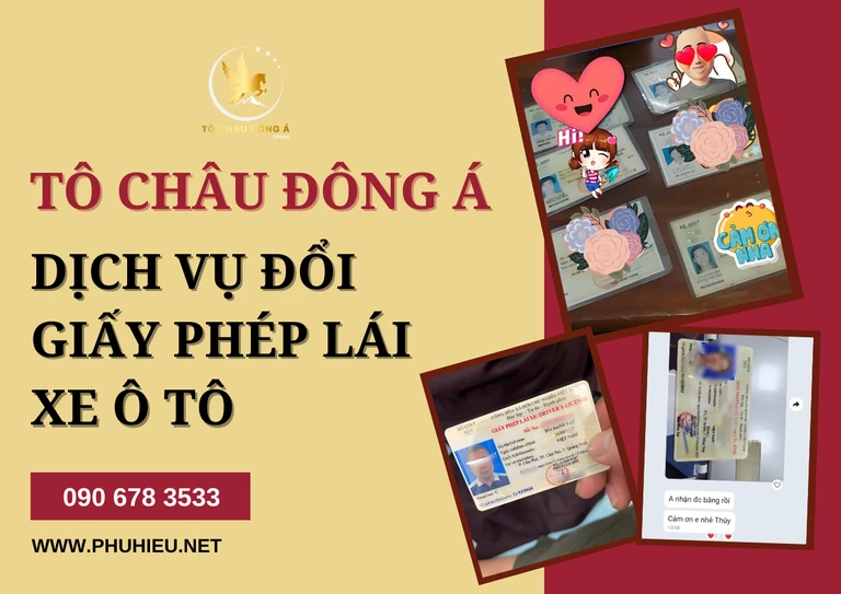 doi bang lai xe o to toan quoc to chau dong a