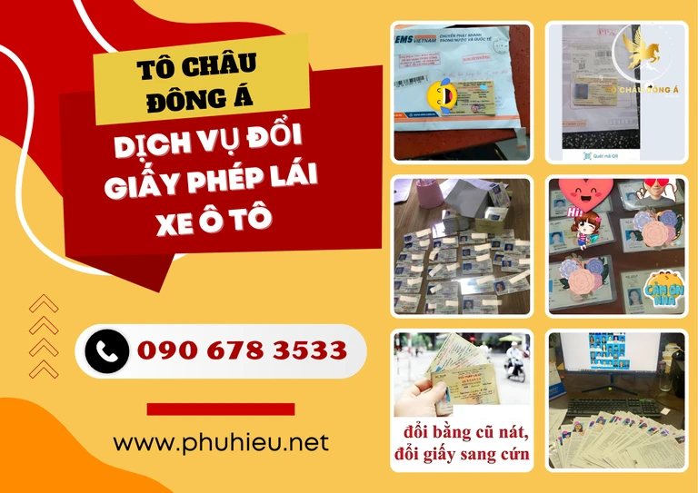 to chau dong a chuyen doi bang lai xe o to toan quoc