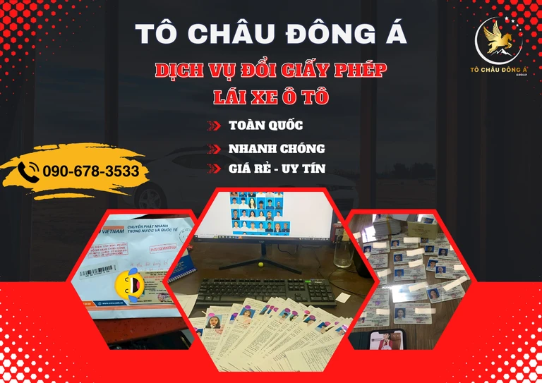 Đổi giấy phép lái xe ô tô tại Long An