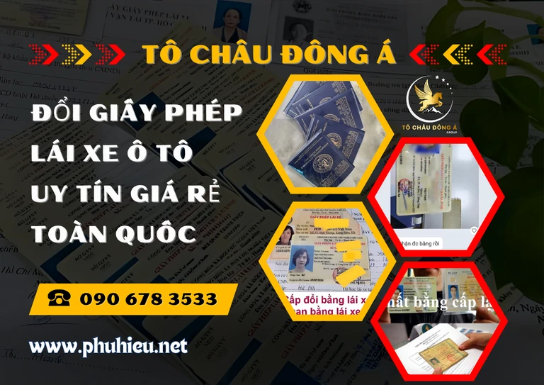 Đổi giấy phép lái xe ô tô tại TPHCM uy tín