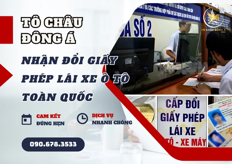 Các bước đổi giấy phép lái xe ô tô tại Vũng Tàu