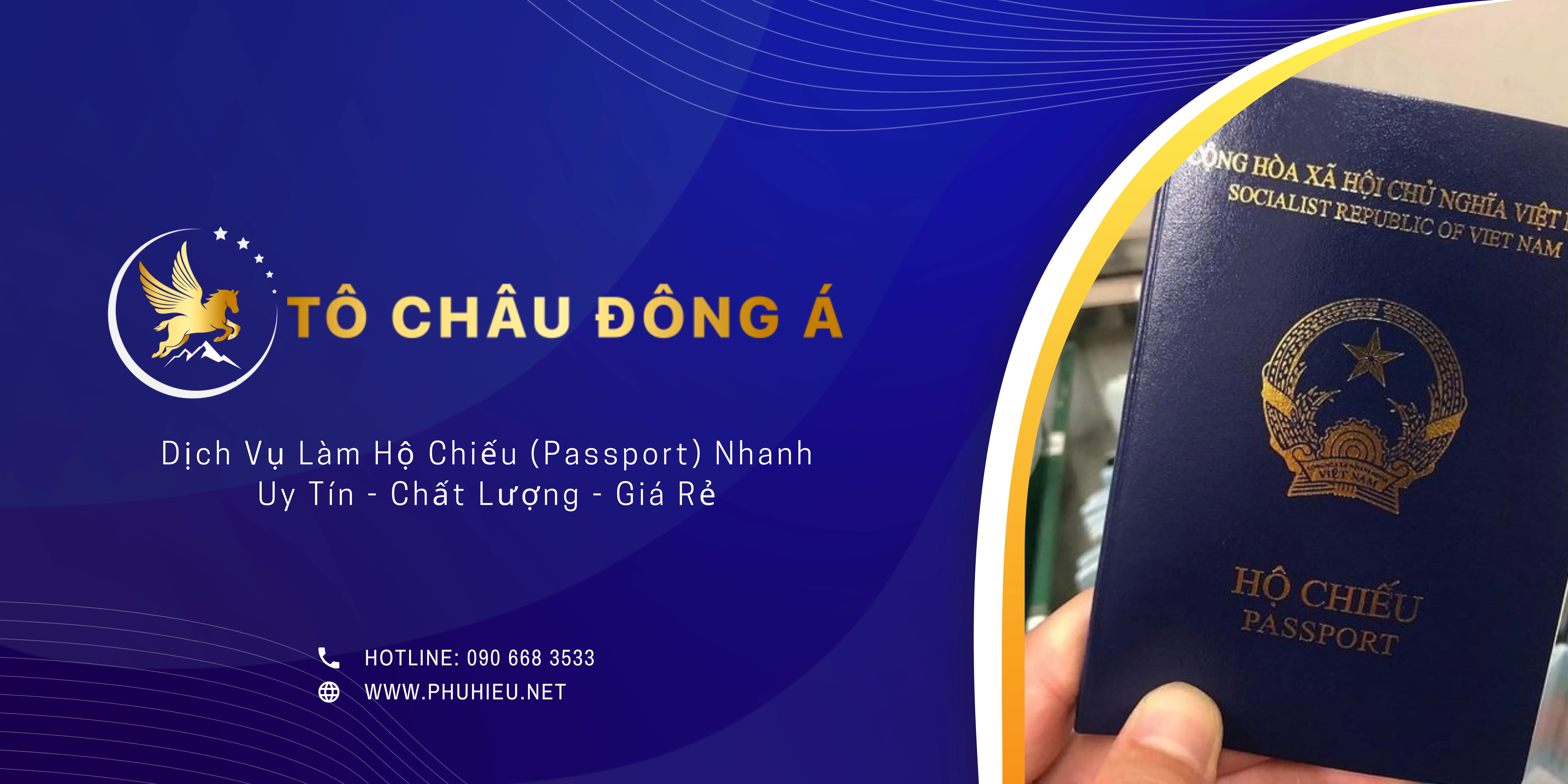 Dịch vụ làm hộ chiếu (passport) nhanh tại Bình Dương 