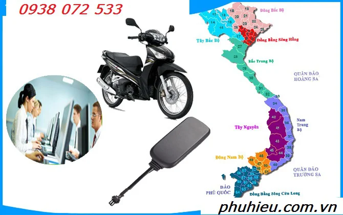 Gắn định vị xe máy giá rẻ Hcm & Hà Nội