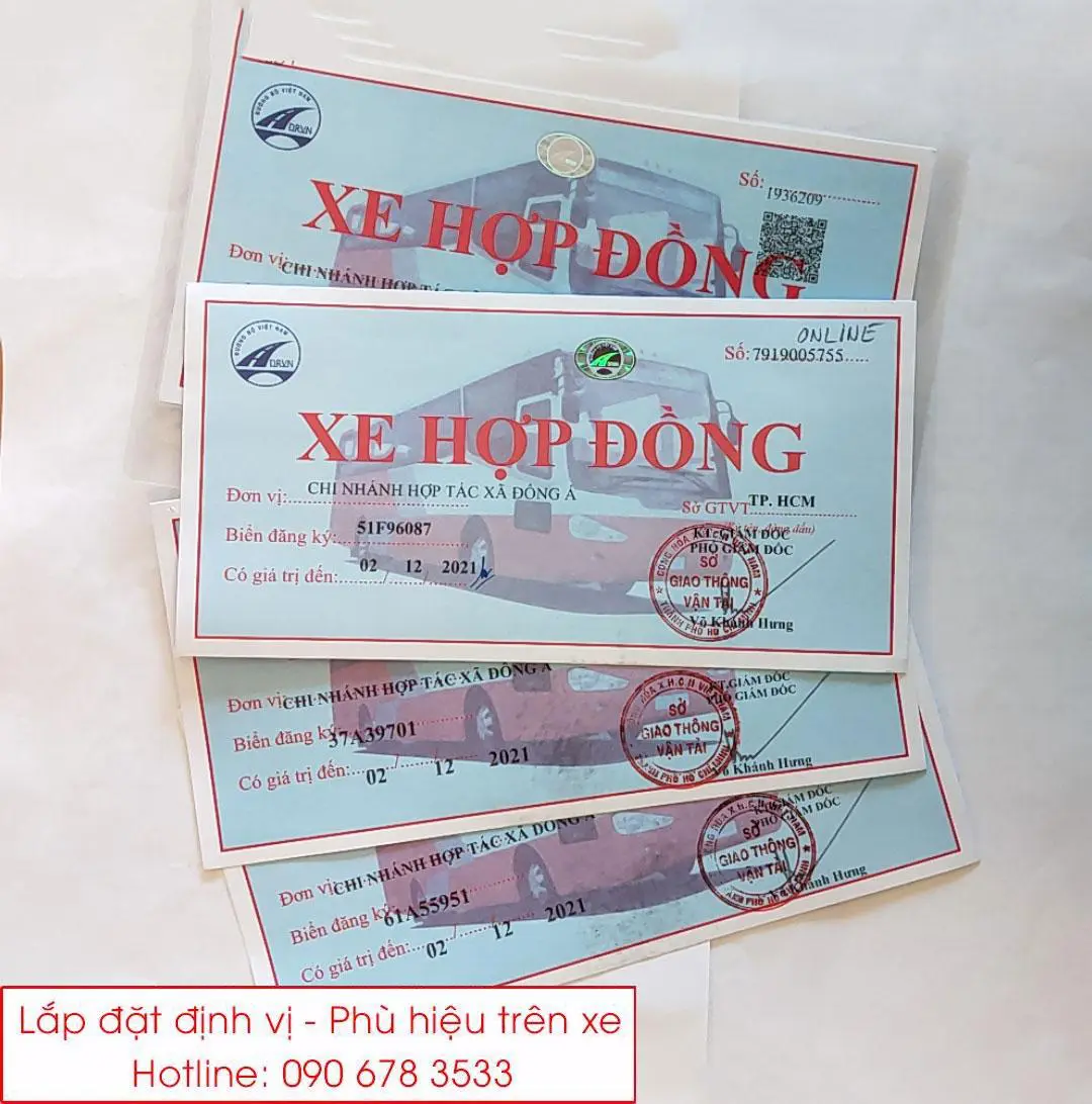 Dịch vụ làm phù hiệu xe tại Bạc Liêu