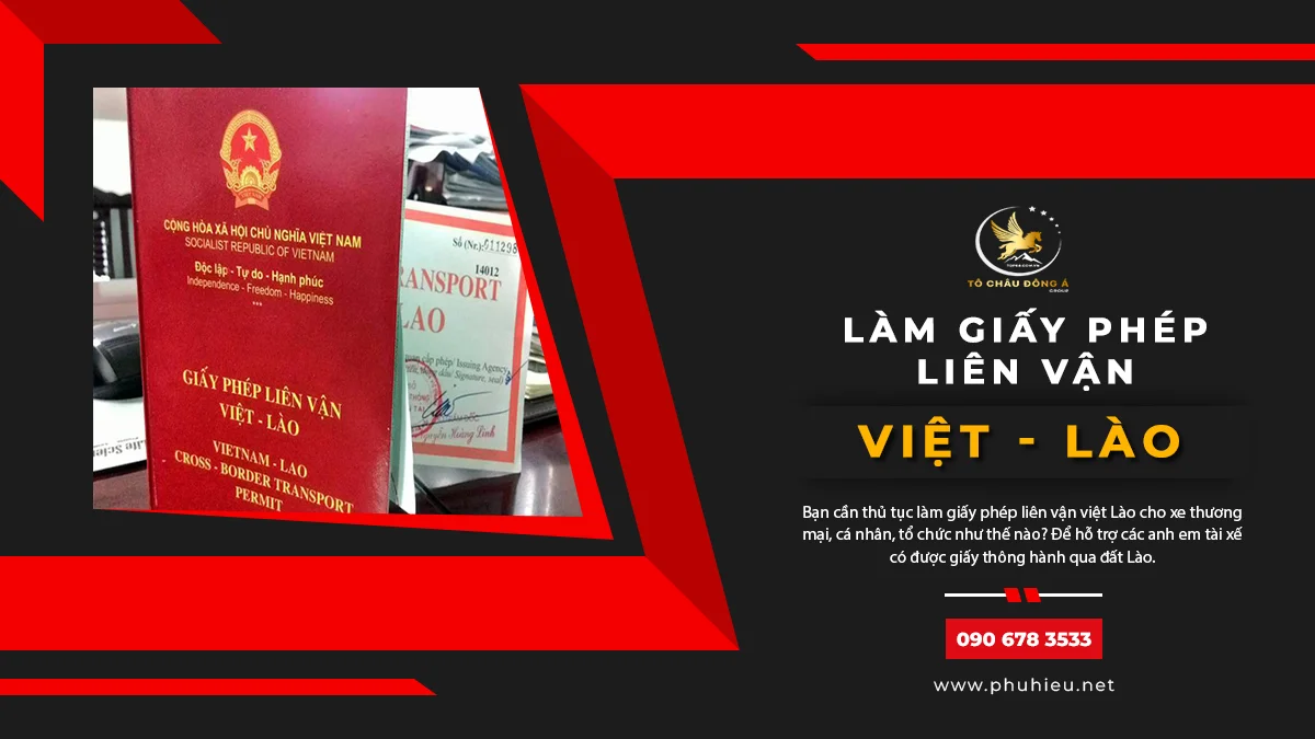 Giấy phép liên vận VIỆT - LÀO uy tín 