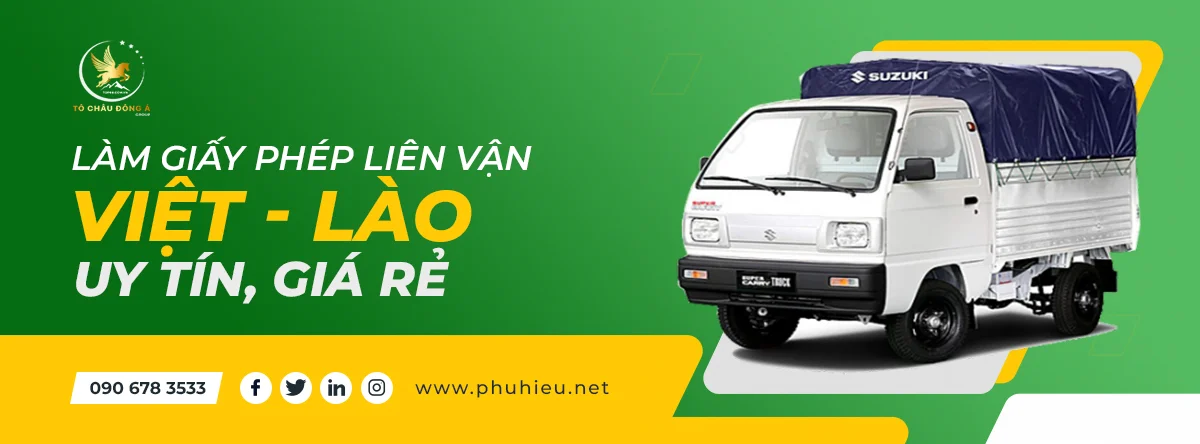 Làm giấy phép liên vận Việt Lào Hà Tĩnh