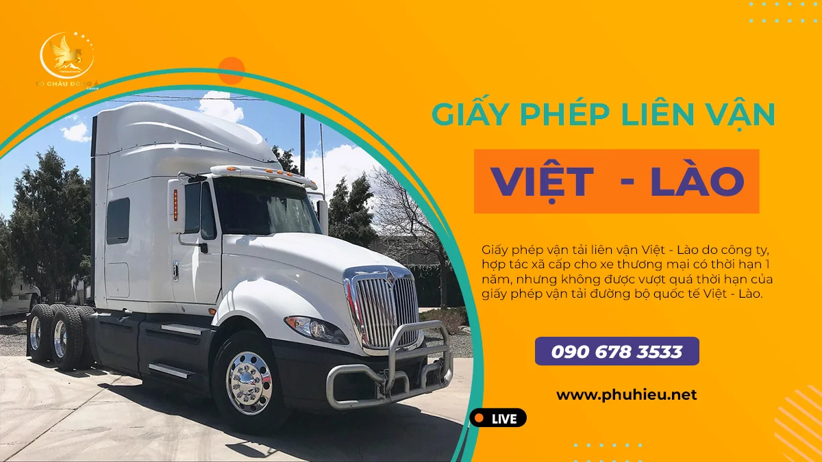 Làm giấy phép liên vận Việt Lào Hà Tĩnh