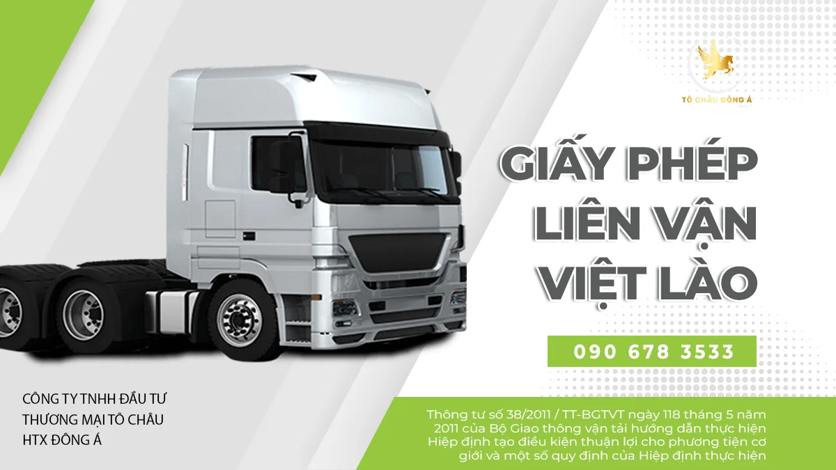 Làm giấy phép liên vận việt Lào tại Hồ Chí Minh 