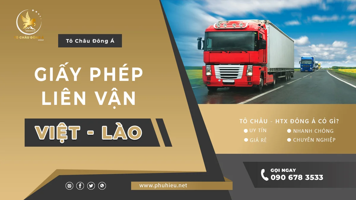 Làm giấy phép liên vận việt Lào tại Sơn La