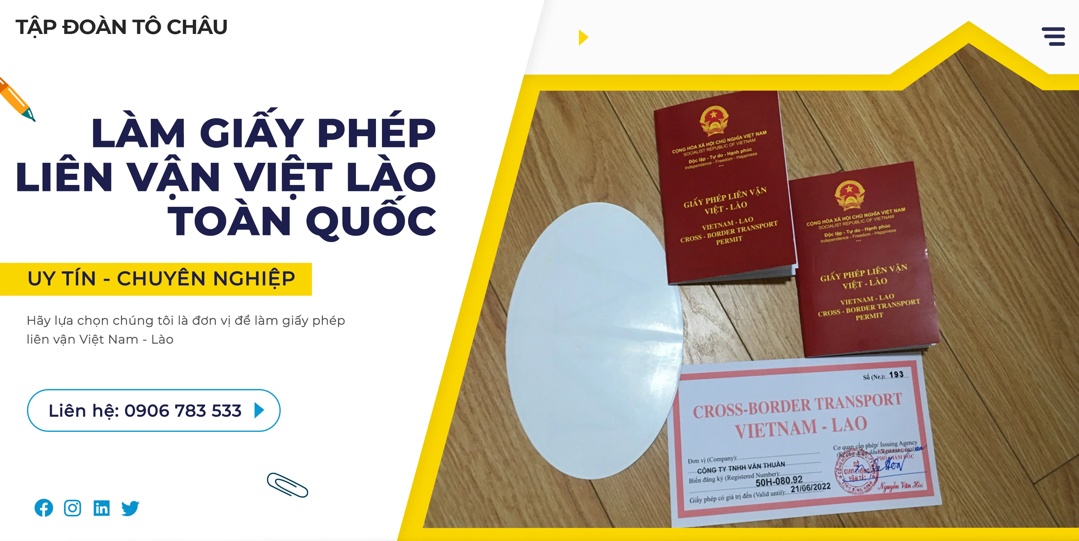 DỊCH VỤ CẤP GIẤY PHÉP LIÊN VẬN VIỆT LÀO NHANH CHÓNG , UY TÍN TOÀN QUỐC