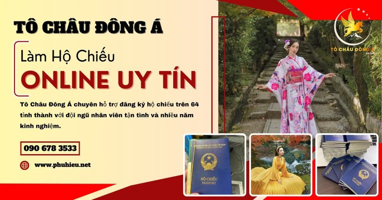 Làm hộ chiếu online nhanh chóng tại Long An