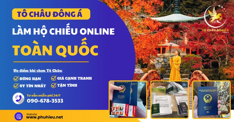 Làm hộ chiếu online nhanh chóng tại Long An