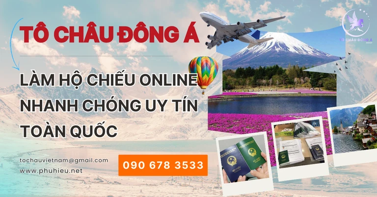 Làm hộ chiếu online nhanh chóng tại Nghệ An