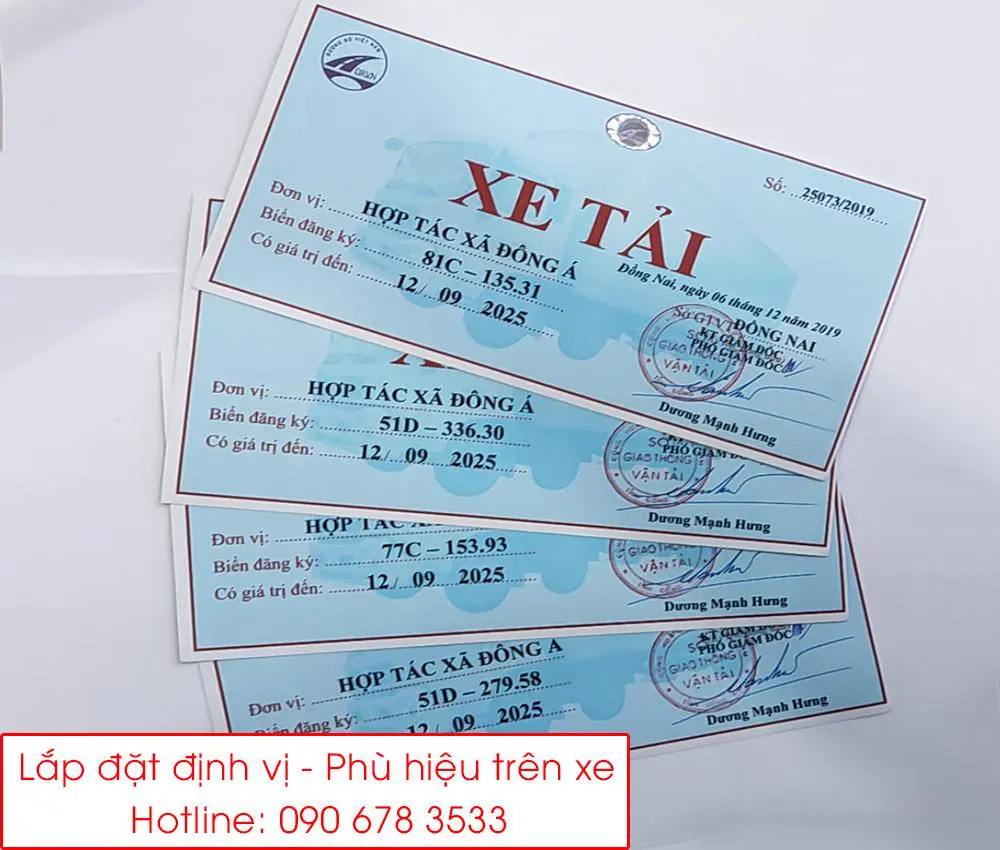 Dịch vụ làm phù hiệu xe ô tô tại gia lai nhanh 