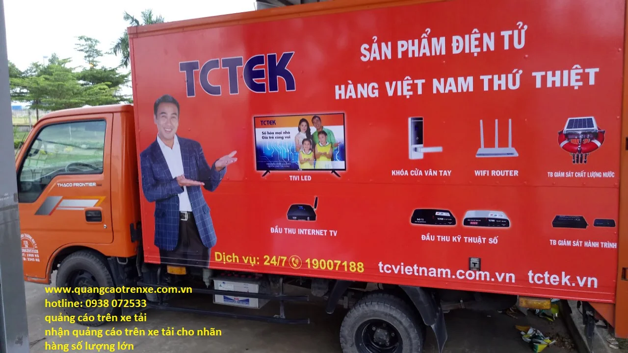 quảng cáo trên xe tải tại hồ chí minh