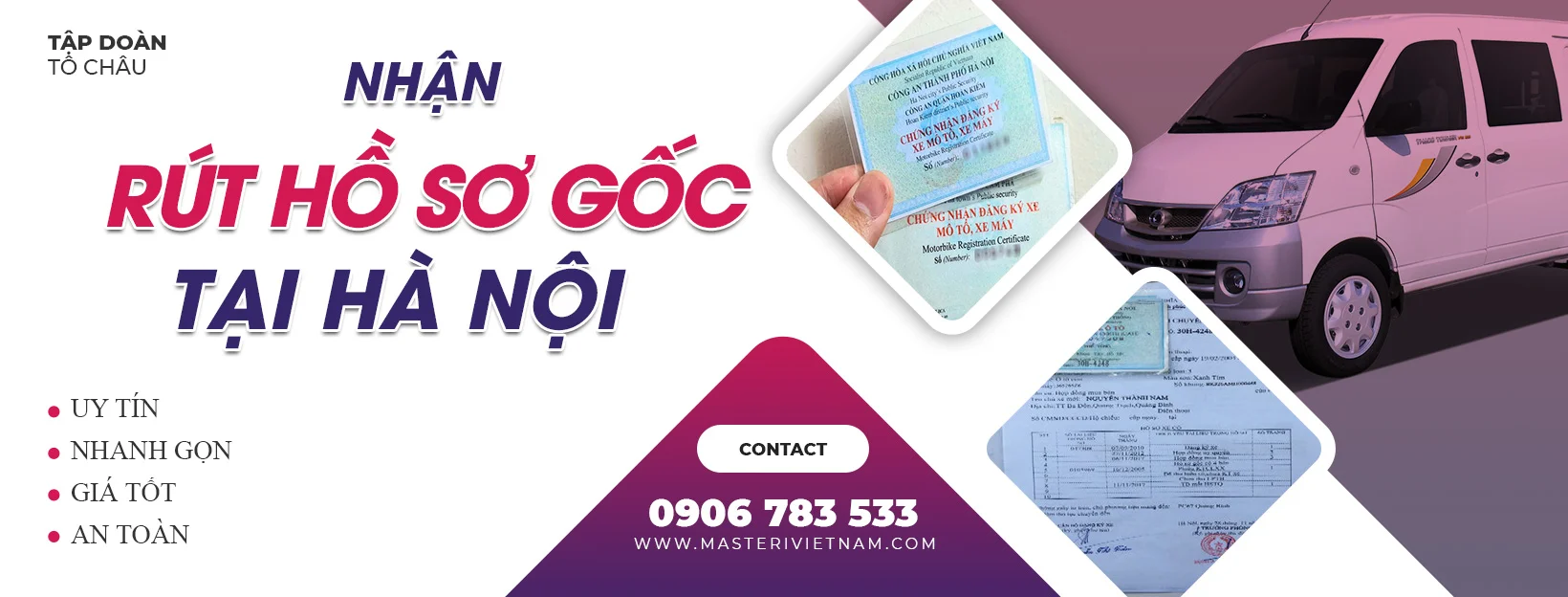 DỊCH VỤ RÚT HỒ SƠ GỐC XE Ô TÔ TẠI HÀ NỘI