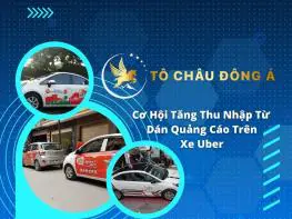 Cơ hội tăng thu nhập từ dán quảng cáo trên xe Uber | Grab  2018 