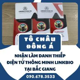 Danh thiếp điện tử thông minh Linkbio tại Bắc Giang