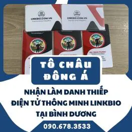 Danh thiếp điện tử thông minh Linkbio tại Bình Dương