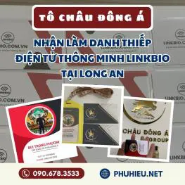 Danh thiếp điện tử thông minh Linkbio tại Long An