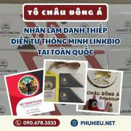 Danh thiếp điện tử thông minh Linkbio tại toàn quốc