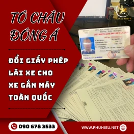 Dịch vụ đổi giấy phép lái xe máy toàn quốc