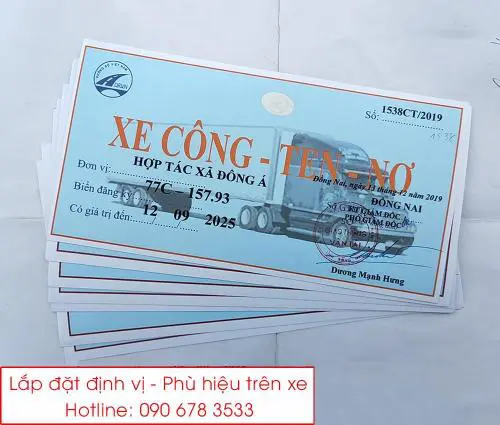 Dịch Vụ làm phù hiệu xe ô tô tại Nam Định Tốt Nhất