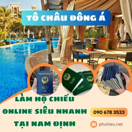 Làm hộ chiếu online nhanh tại Nam Định