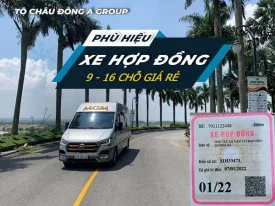 CẤP PHÙ HIỆU HỢP ĐỒNG XE DU LỊCH 9 - 16C