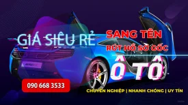 DỊCH VỤ SANG TÊN XE Ô TÔ TẠI VŨNG TÀU UY TÍN