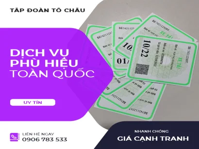 CẤP TEM  PHÙ HIỆU Ô TÔ TOÀN QUỐC 