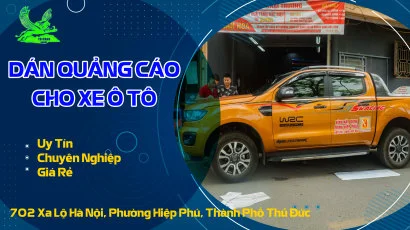 QUẢNG CÁO TRÊN XE  Ô TÔ ĐẲNG CẤP